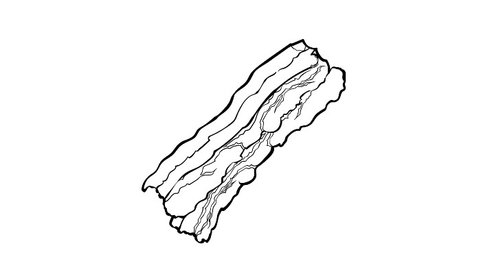 How to Draw Bacon