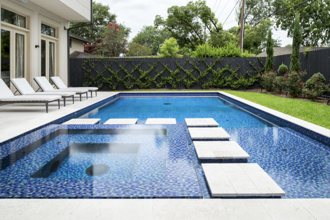 What are swimming pool tiles made of and how durable are they?